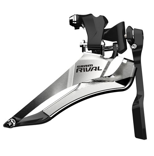 Shimano 105 vs SRAM Rival 22 - sram rival 22 deragliatore anteriore