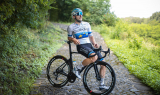 Elia Viviani testa il percorso in linea del Campionato Italiano di Ciclismo 2020